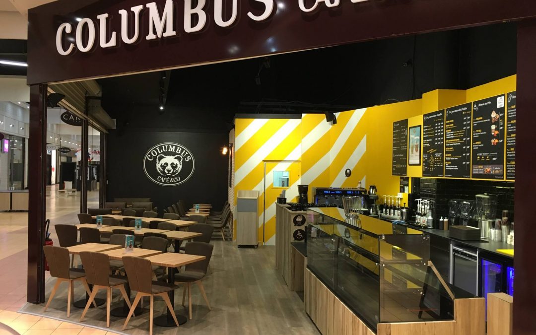 Agencement de boutique – café Columbus