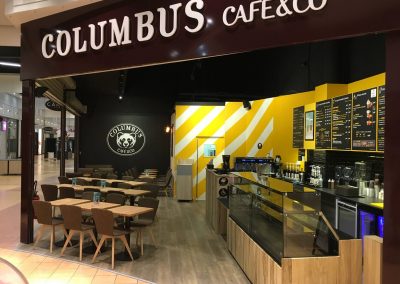 Agencement de boutique – café Columbus